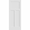 Codel Doors 24" x 96" Primed 3-Panel Mission Interior Shaker Slab Door 2080pri8403